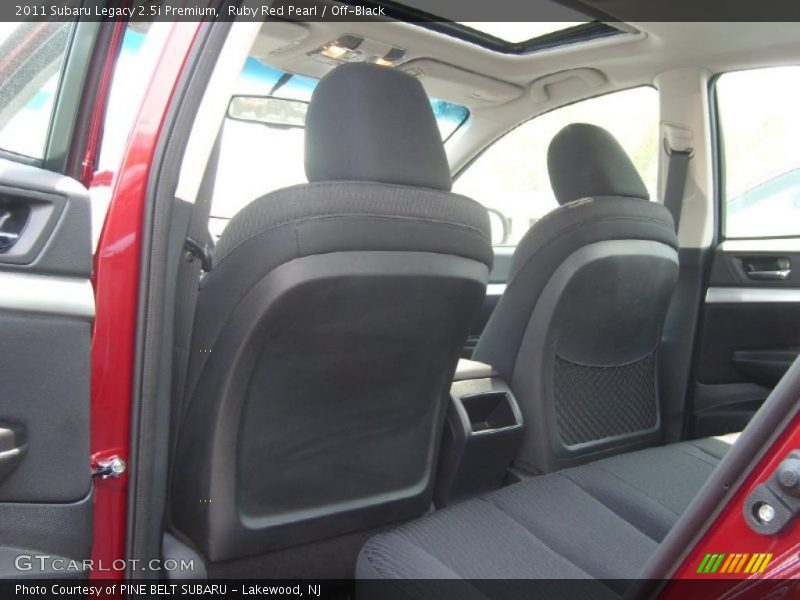 Ruby Red Pearl / Off-Black 2011 Subaru Legacy 2.5i Premium