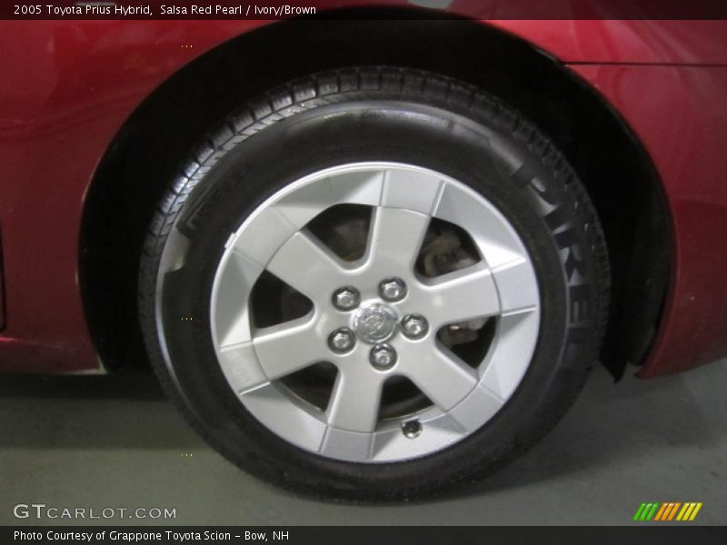 Salsa Red Pearl / Ivory/Brown 2005 Toyota Prius Hybrid