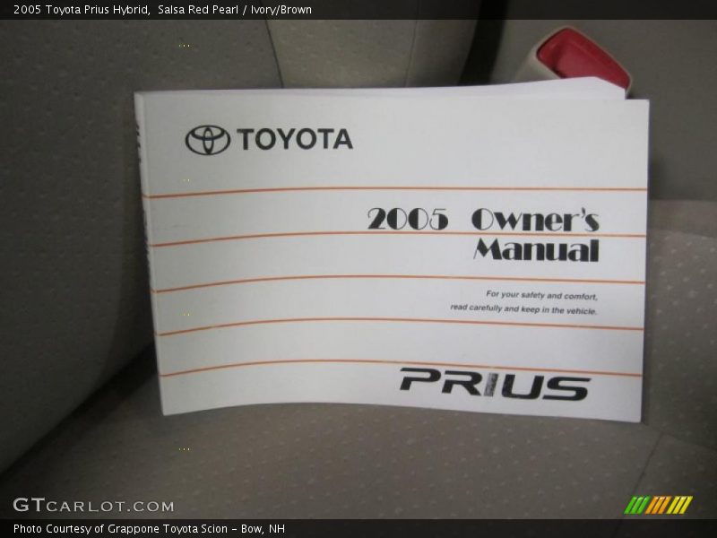 Salsa Red Pearl / Ivory/Brown 2005 Toyota Prius Hybrid