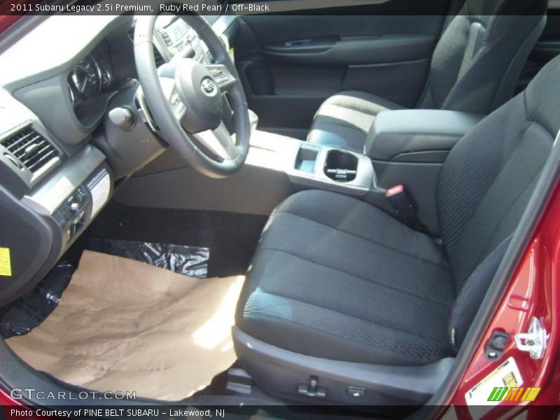 Ruby Red Pearl / Off-Black 2011 Subaru Legacy 2.5i Premium