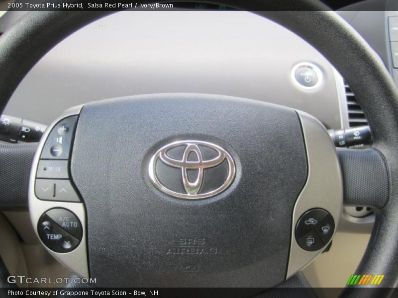 Salsa Red Pearl / Ivory/Brown 2005 Toyota Prius Hybrid