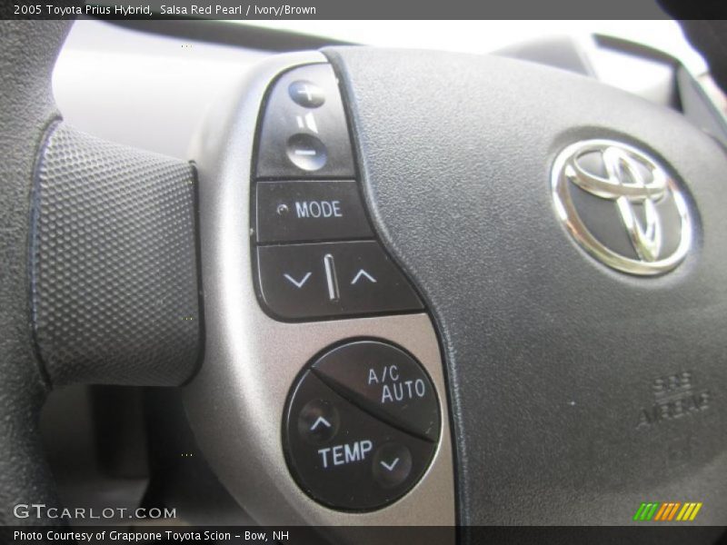 Salsa Red Pearl / Ivory/Brown 2005 Toyota Prius Hybrid