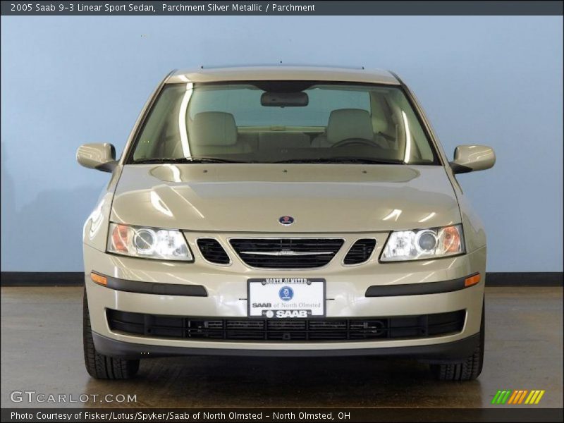 Parchment Silver Metallic / Parchment 2005 Saab 9-3 Linear Sport Sedan