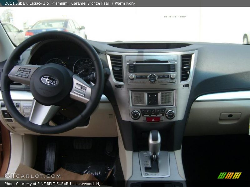 Dashboard of 2011 Legacy 2.5i Premium