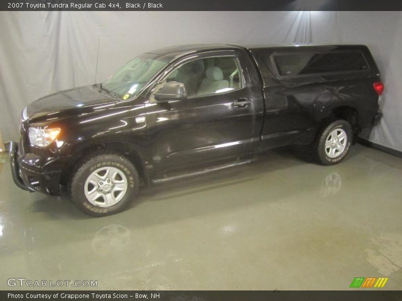 Black / Black 2007 Toyota Tundra Regular Cab 4x4