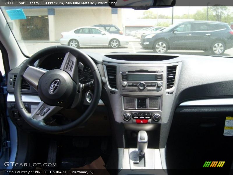 Dashboard of 2011 Legacy 2.5i Premium