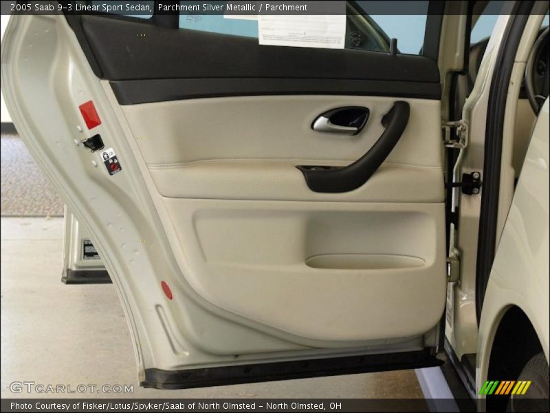 Parchment Silver Metallic / Parchment 2005 Saab 9-3 Linear Sport Sedan