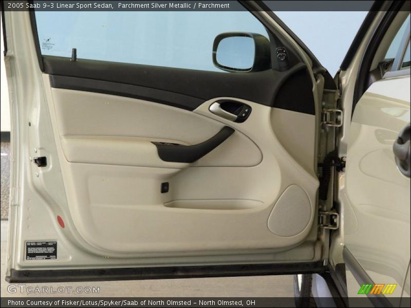 Door Panel of 2005 9-3 Linear Sport Sedan