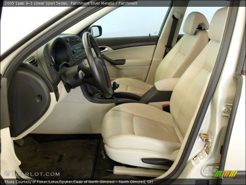  2005 9-3 Linear Sport Sedan Parchment Interior