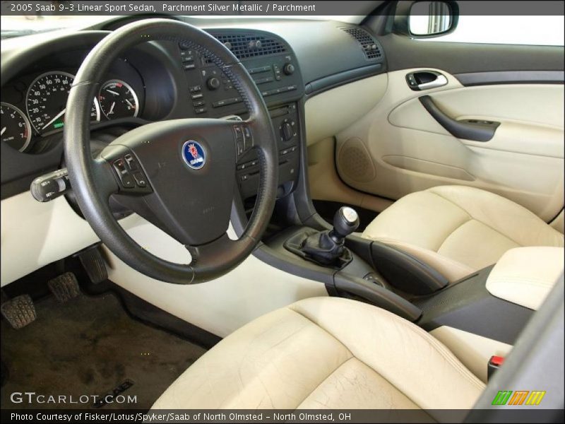  2005 9-3 Linear Sport Sedan Parchment Interior