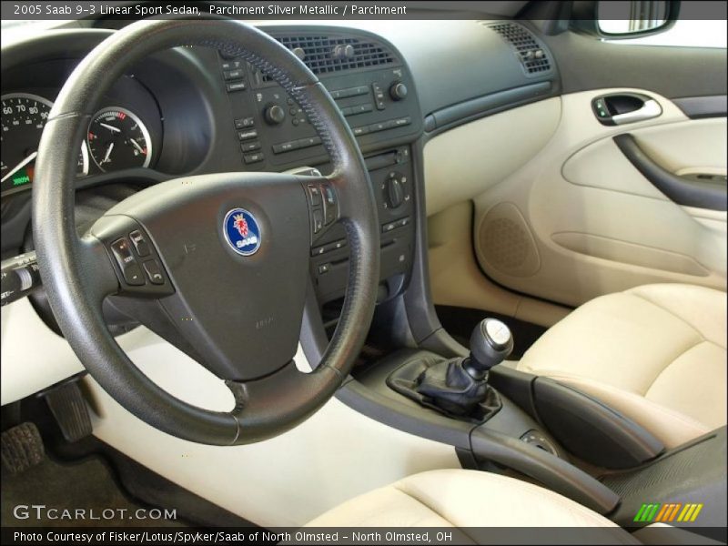  2005 9-3 Linear Sport Sedan Parchment Interior