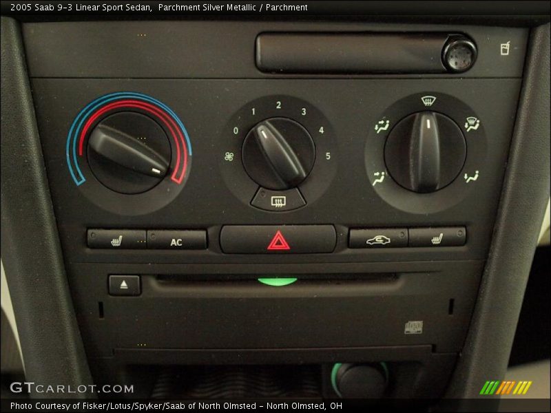 Controls of 2005 9-3 Linear Sport Sedan