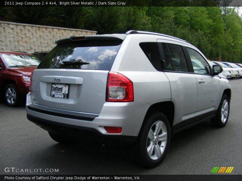 Bright Silver Metallic / Dark Slate Gray 2011 Jeep Compass 2.4 4x4