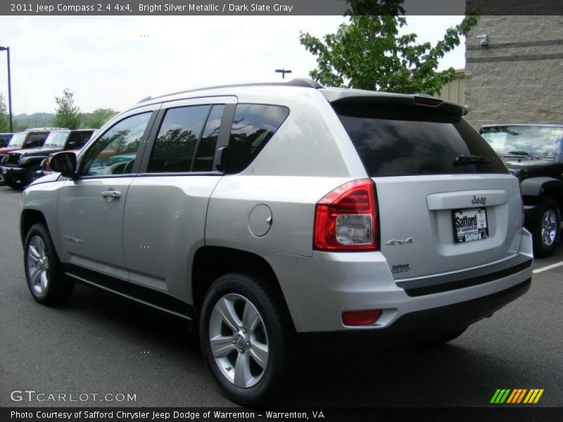 Bright Silver Metallic / Dark Slate Gray 2011 Jeep Compass 2.4 4x4