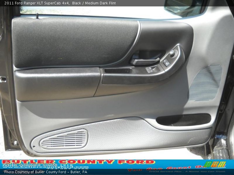 Black / Medium Dark Flint 2011 Ford Ranger XLT SuperCab 4x4