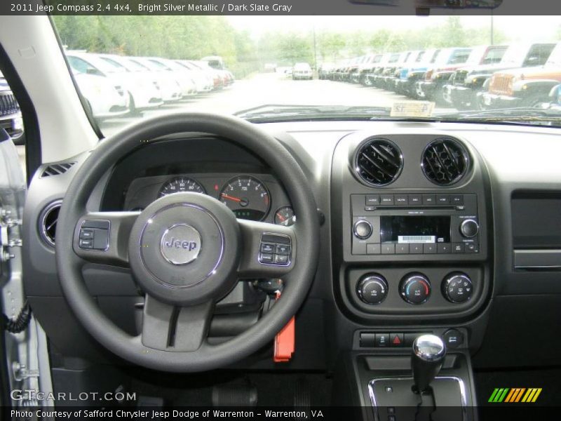 Bright Silver Metallic / Dark Slate Gray 2011 Jeep Compass 2.4 4x4