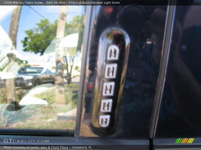 Dark Ink Blue / Charcoal Black/Medium Light Stone 2008 Mercury Sable Sedan
