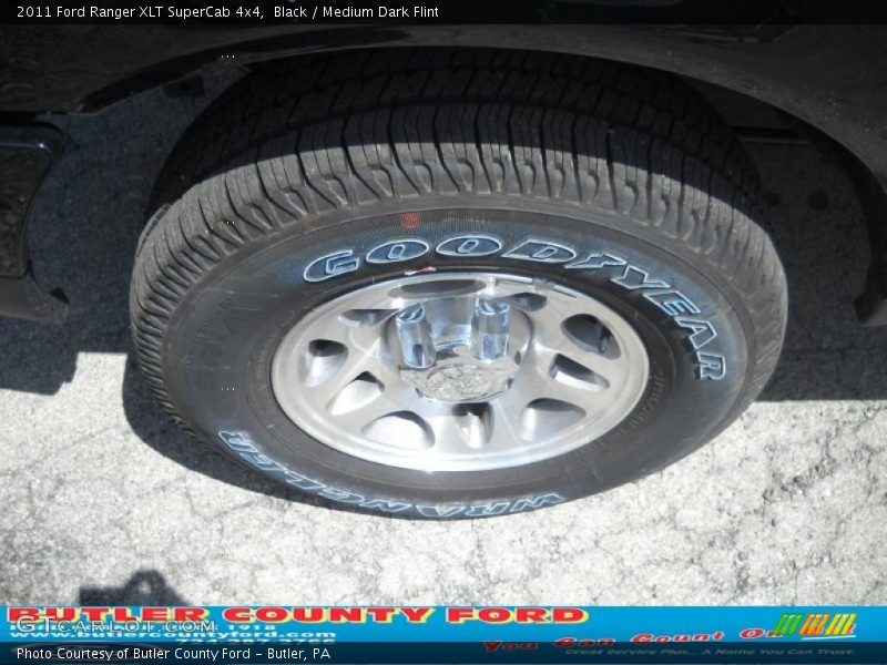 Black / Medium Dark Flint 2011 Ford Ranger XLT SuperCab 4x4