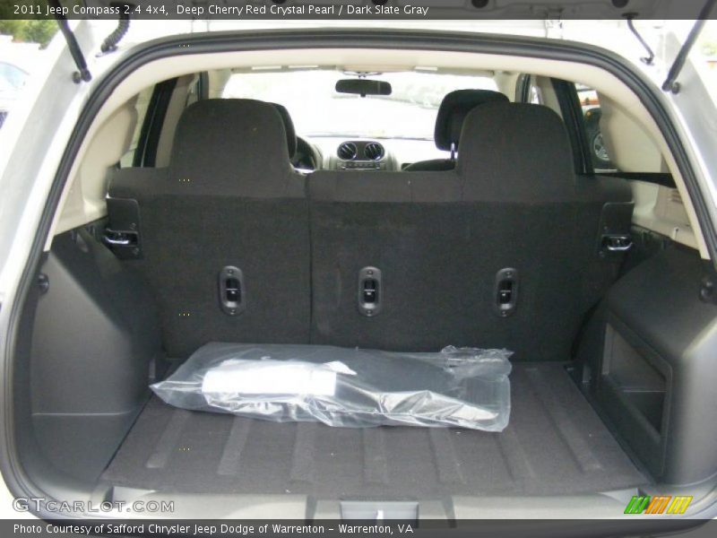 Deep Cherry Red Crystal Pearl / Dark Slate Gray 2011 Jeep Compass 2.4 4x4