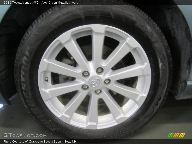 Aloe Green Metallic / Ivory 2010 Toyota Venza AWD
