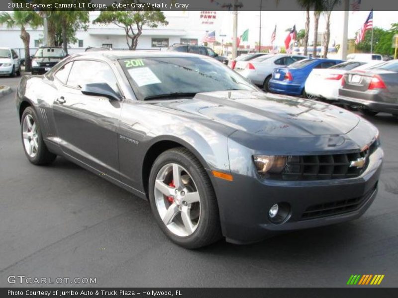 Cyber Gray Metallic / Gray 2011 Chevrolet Camaro LT Coupe