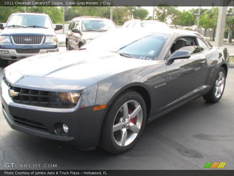 Cyber Gray Metallic / Gray 2011 Chevrolet Camaro LT Coupe