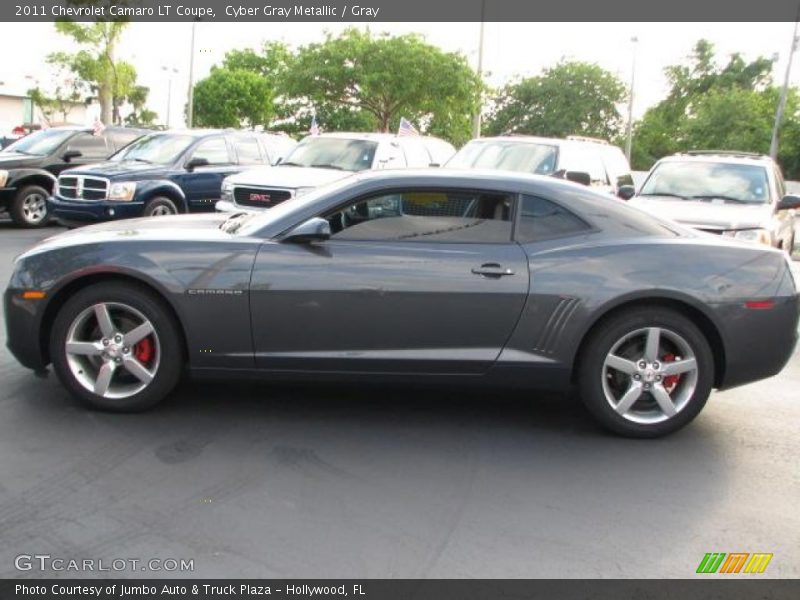 Cyber Gray Metallic / Gray 2011 Chevrolet Camaro LT Coupe