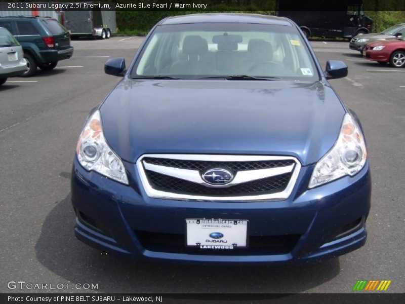 Azurite Blue Pearl / Warm Ivory 2011 Subaru Legacy 2.5i Premium