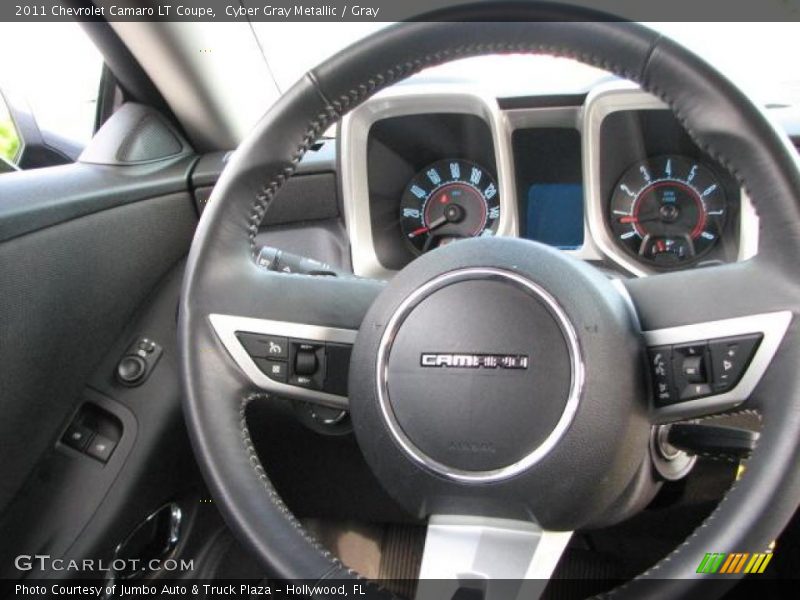 Cyber Gray Metallic / Gray 2011 Chevrolet Camaro LT Coupe
