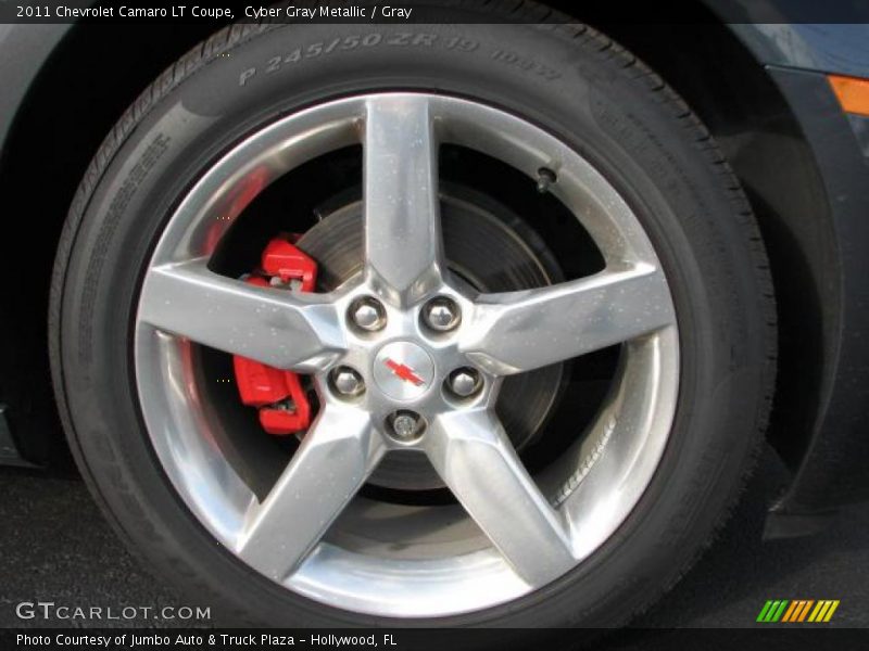 Cyber Gray Metallic / Gray 2011 Chevrolet Camaro LT Coupe