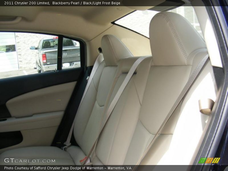 Blackberry Pearl / Black/Light Frost Beige 2011 Chrysler 200 Limited