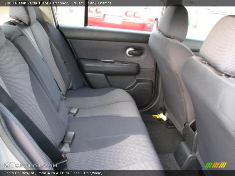Brilliant Silver / Charcoal 2008 Nissan Versa 1.8 SL Hatchback