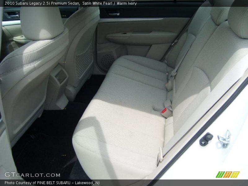 Satin White Pearl / Warm Ivory 2010 Subaru Legacy 2.5i Premium Sedan
