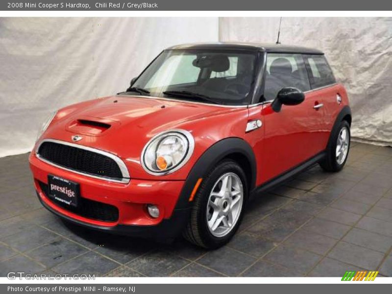 Chili Red / Grey/Black 2008 Mini Cooper S Hardtop