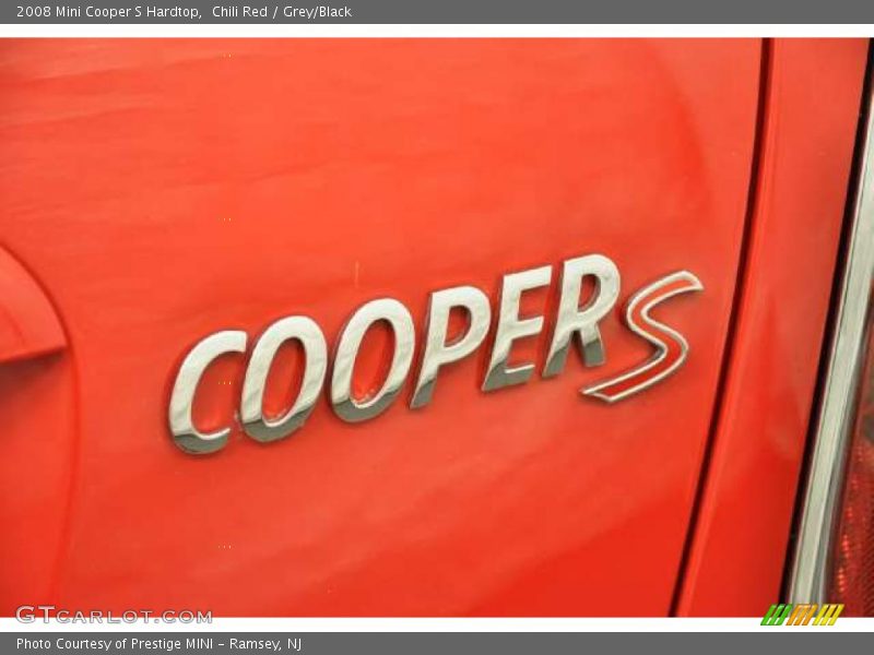 Chili Red / Grey/Black 2008 Mini Cooper S Hardtop