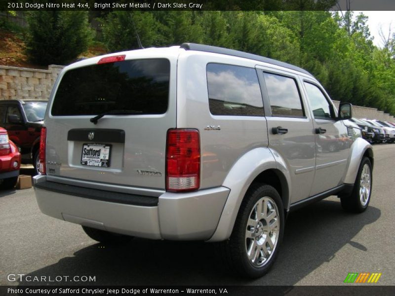 Bright Silver Metallic / Dark Slate Gray 2011 Dodge Nitro Heat 4x4