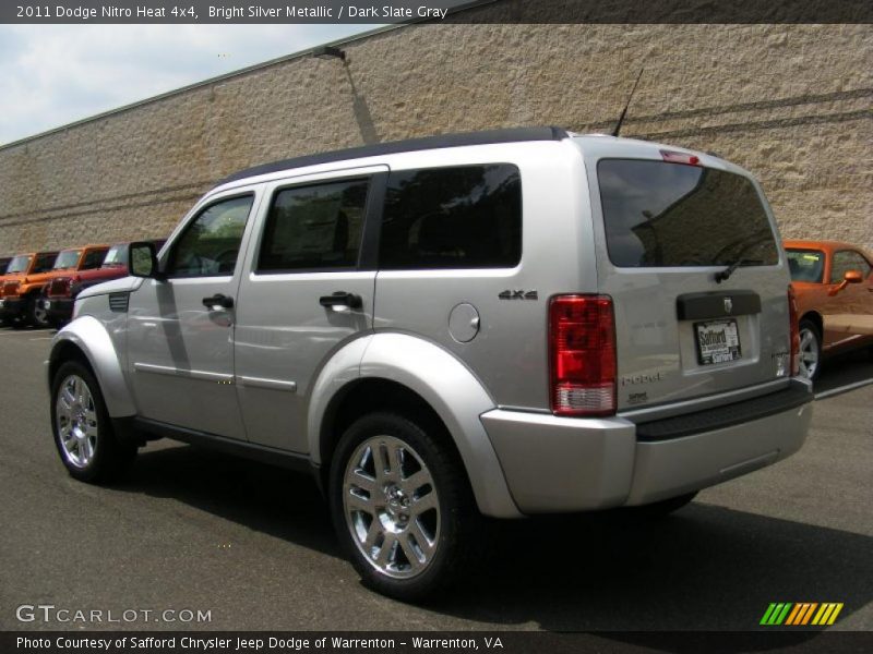 Bright Silver Metallic / Dark Slate Gray 2011 Dodge Nitro Heat 4x4