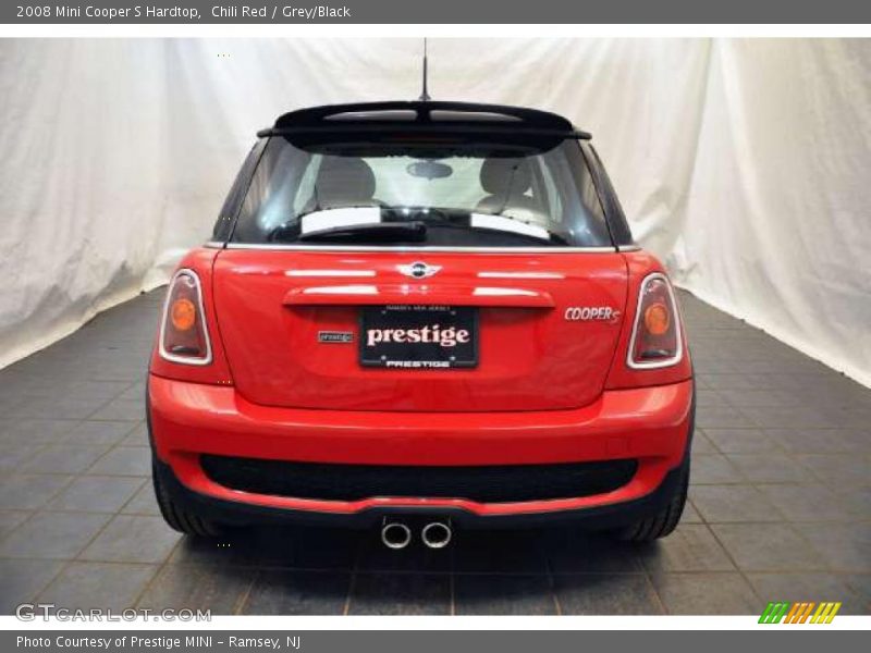 Chili Red / Grey/Black 2008 Mini Cooper S Hardtop