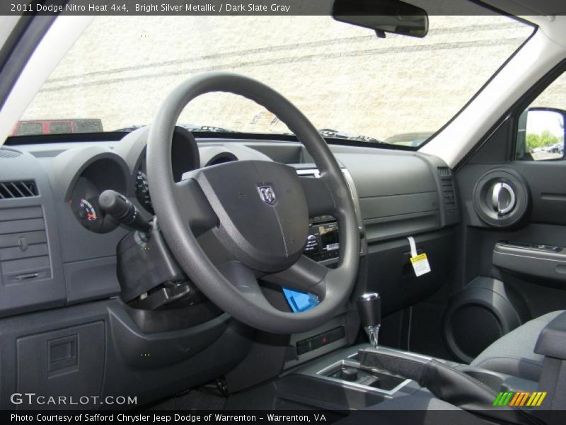 Bright Silver Metallic / Dark Slate Gray 2011 Dodge Nitro Heat 4x4