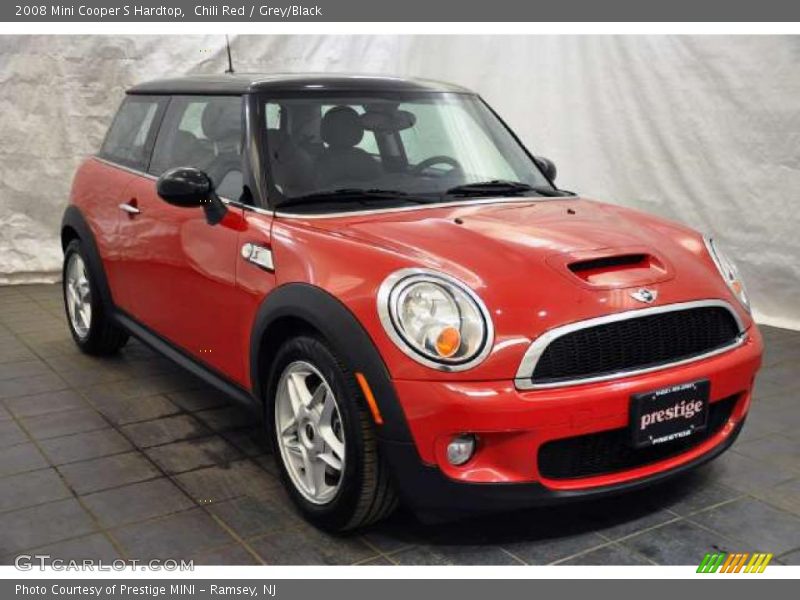 Chili Red / Grey/Black 2008 Mini Cooper S Hardtop