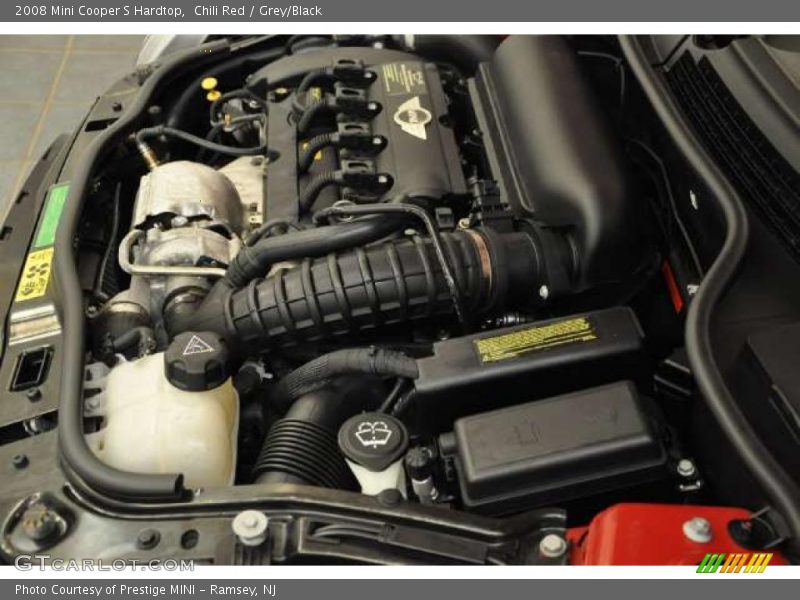 Chili Red / Grey/Black 2008 Mini Cooper S Hardtop