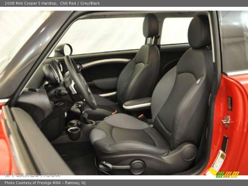 Chili Red / Grey/Black 2008 Mini Cooper S Hardtop