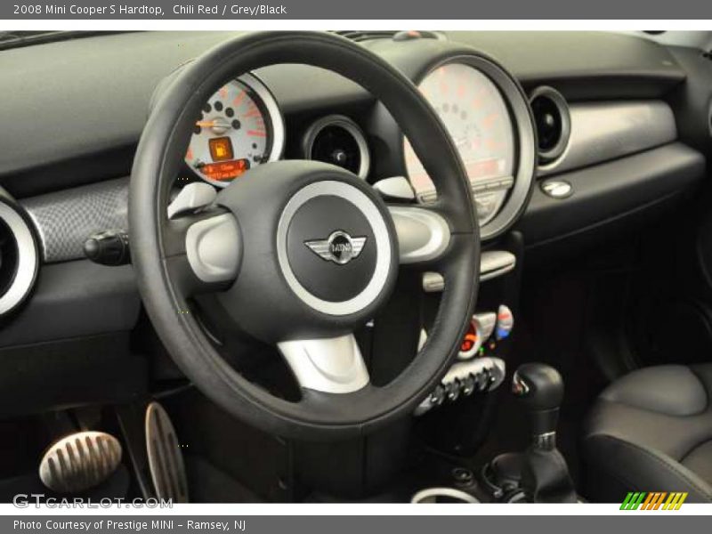 Chili Red / Grey/Black 2008 Mini Cooper S Hardtop