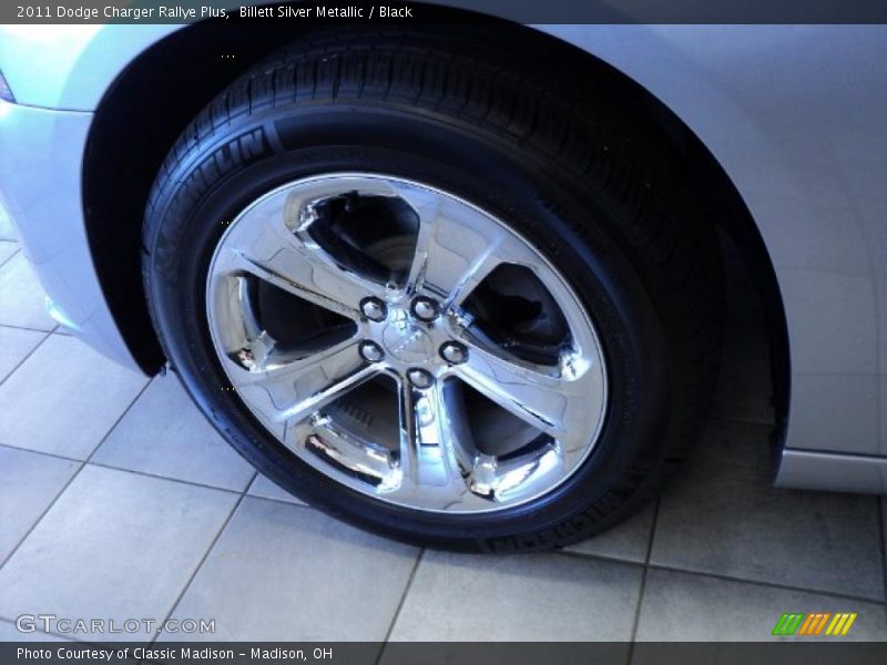 Billett Silver Metallic / Black 2011 Dodge Charger Rallye Plus