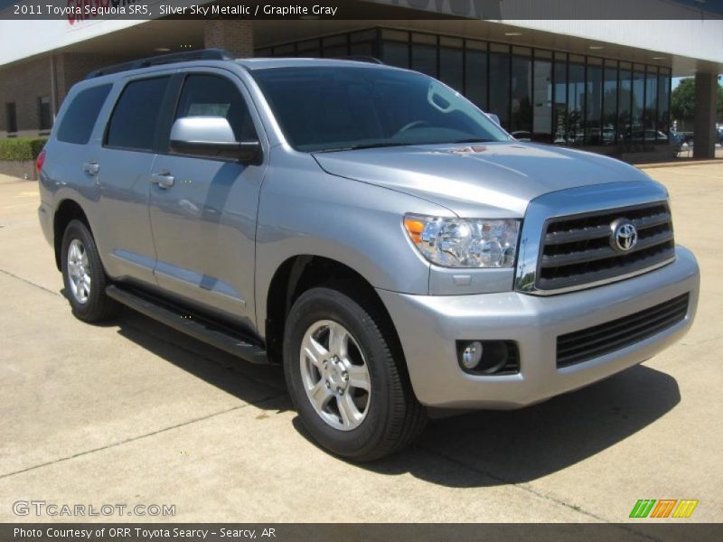 Silver Sky Metallic / Graphite Gray 2011 Toyota Sequoia SR5