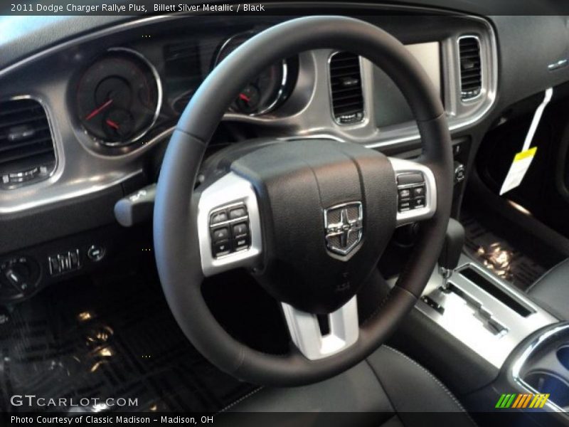 Billett Silver Metallic / Black 2011 Dodge Charger Rallye Plus