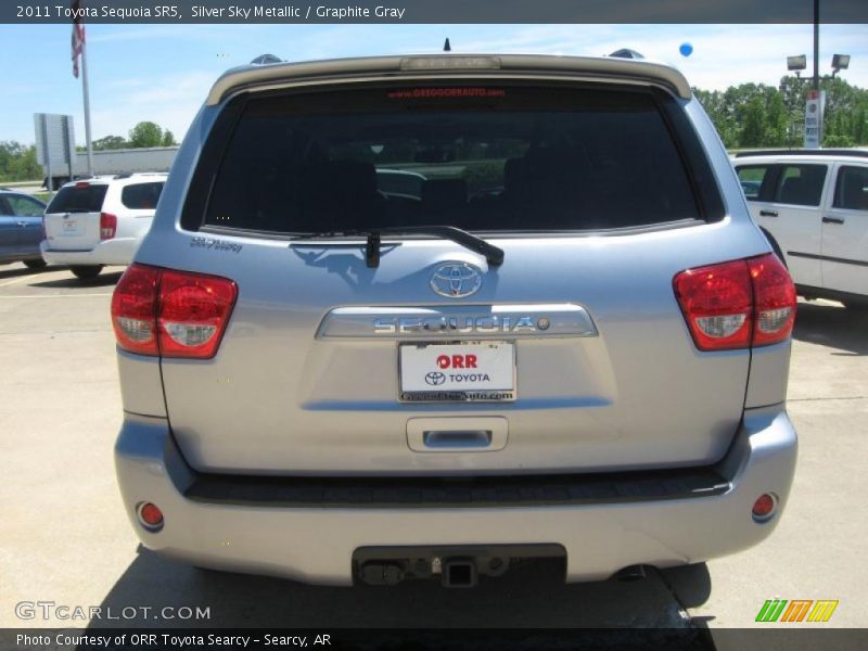 Silver Sky Metallic / Graphite Gray 2011 Toyota Sequoia SR5