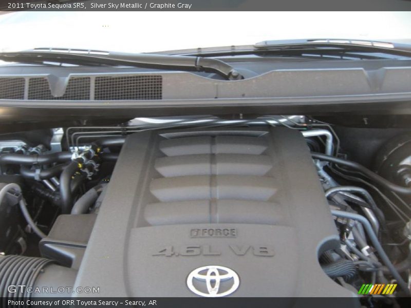 Silver Sky Metallic / Graphite Gray 2011 Toyota Sequoia SR5