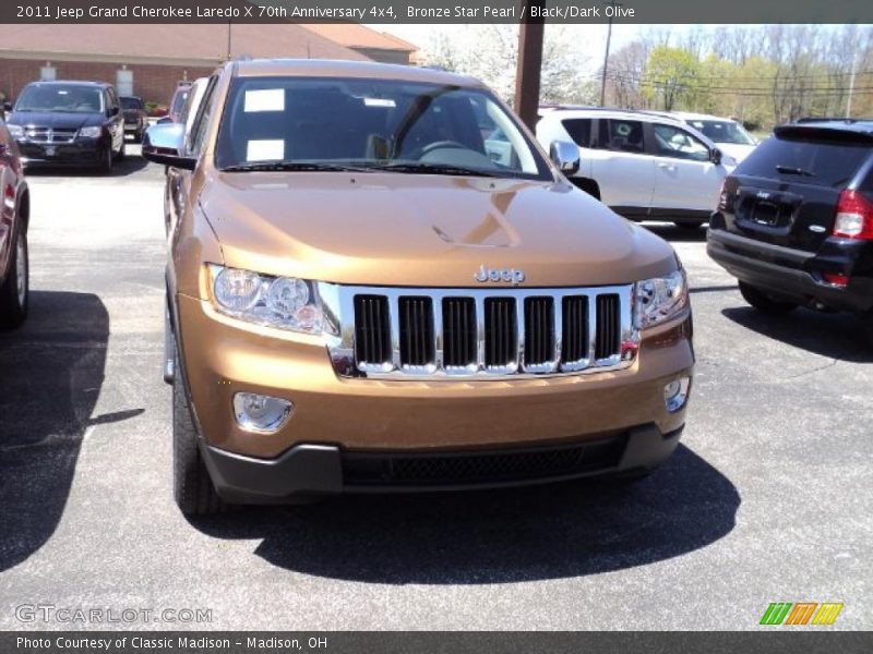 Bronze Star Pearl / Black/Dark Olive 2011 Jeep Grand Cherokee Laredo X 70th Anniversary 4x4