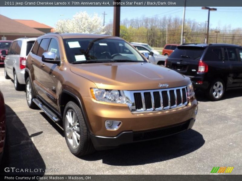  2011 Grand Cherokee Laredo X 70th Anniversary 4x4 Bronze Star Pearl